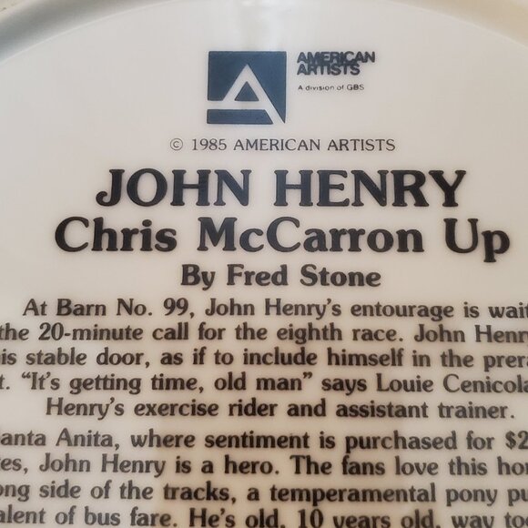 Vintage Fred Stone collectors plate - Picture 6 of 12